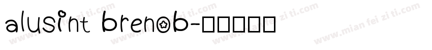 alusint brenob字体转换